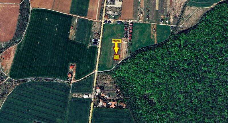Izvorani  teren 500mp   langa padurea Snagov locatie de vis