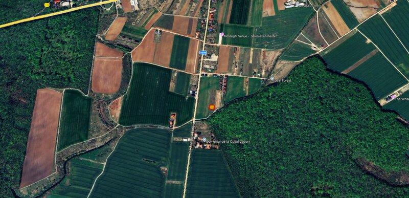 Izvorani  teren 500mp   langa padurea Snagov locatie de vis
